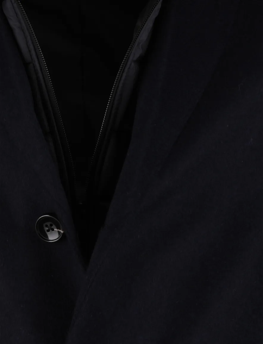 Portofino manteljas normale fit donkerblauw