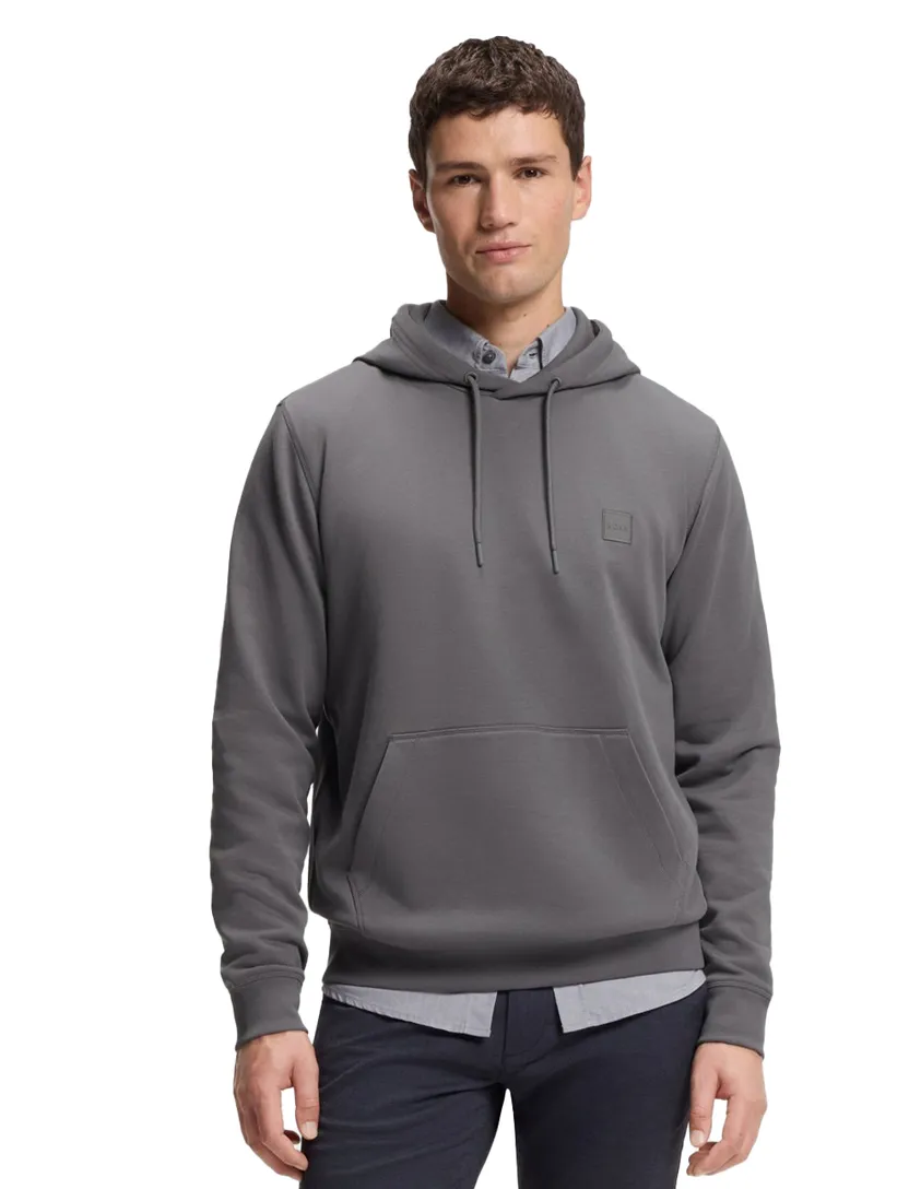 Boss Orange Wetalk hoodie antraciet