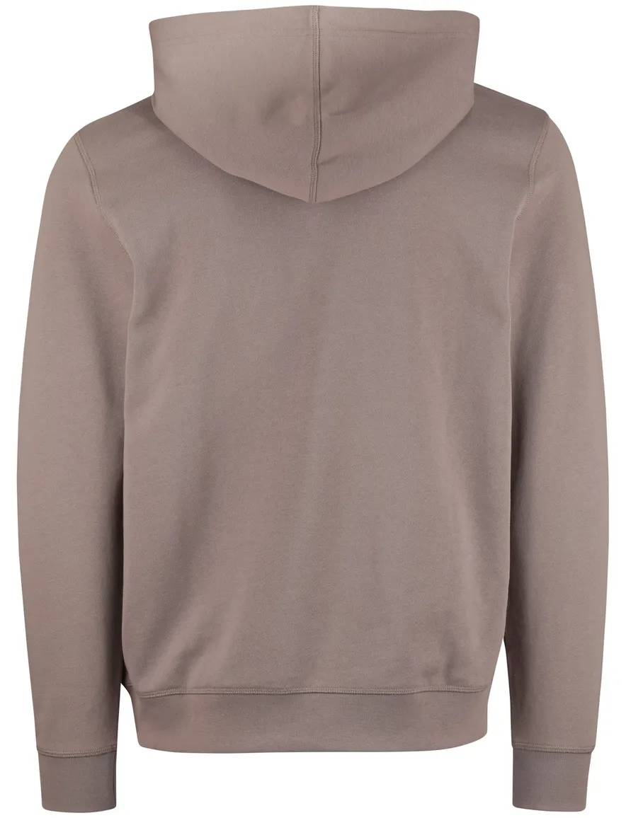 BOSS Orange hoodie bruin katoen capuchon