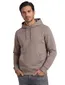 BOSS Orange hoodie bruin katoen capuchon effen