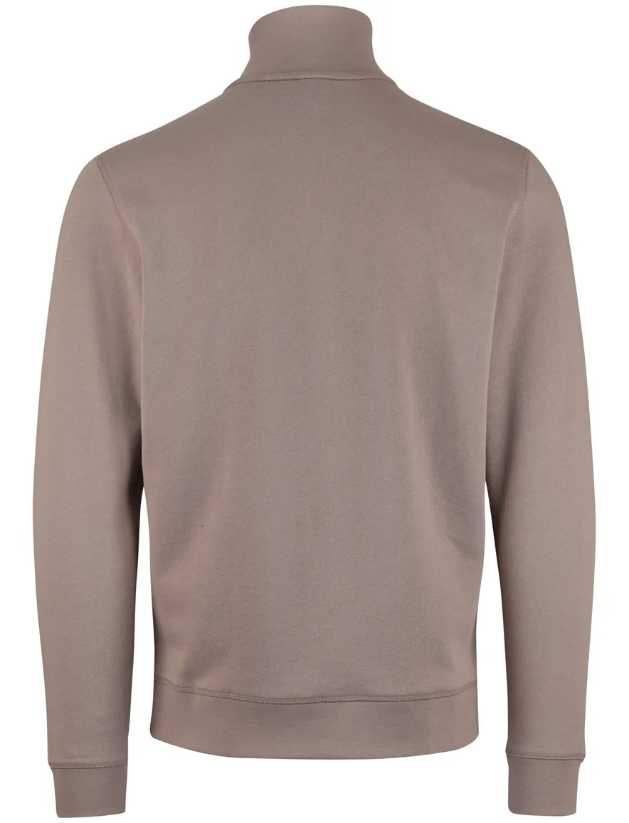 BOSS Orange vest Zestart bruin katoen