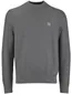 Boss Anion Orange grijs trui ronde hals effen