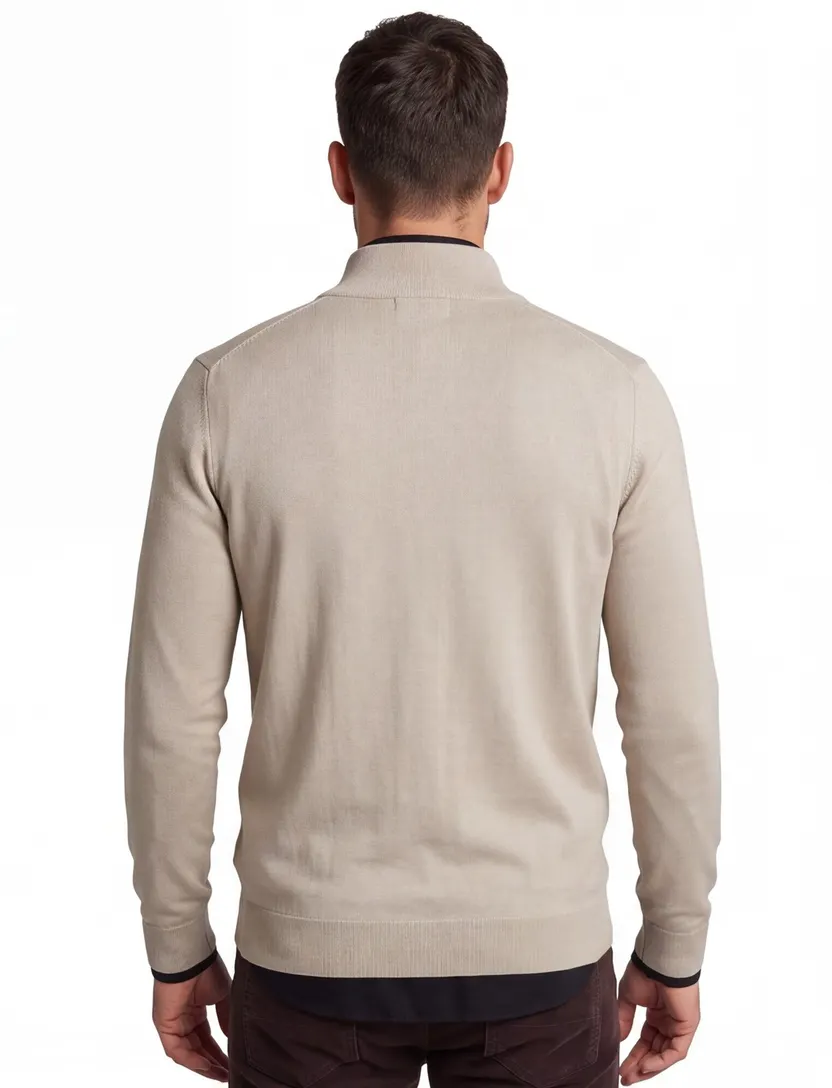 trui Boss Black beige effen