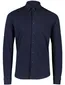 Boss Orange slim fit jersey overhemd blauw