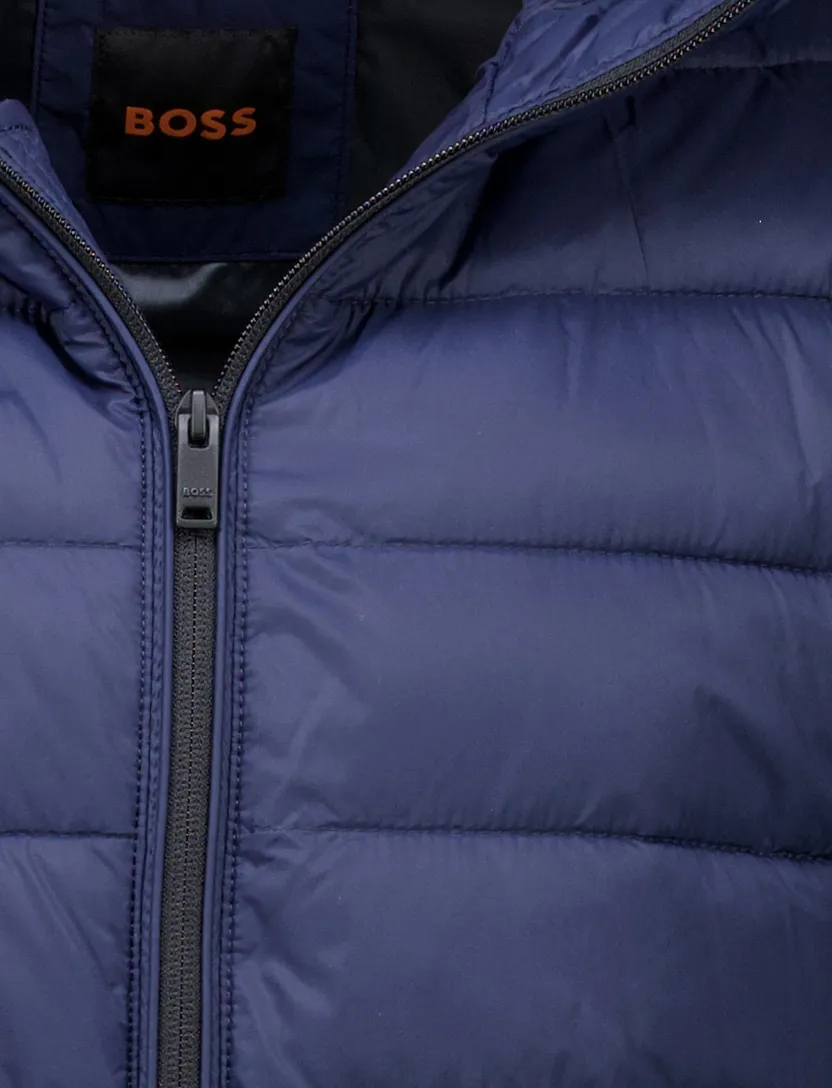 Boss orange odenis tussenjas donkerblauw