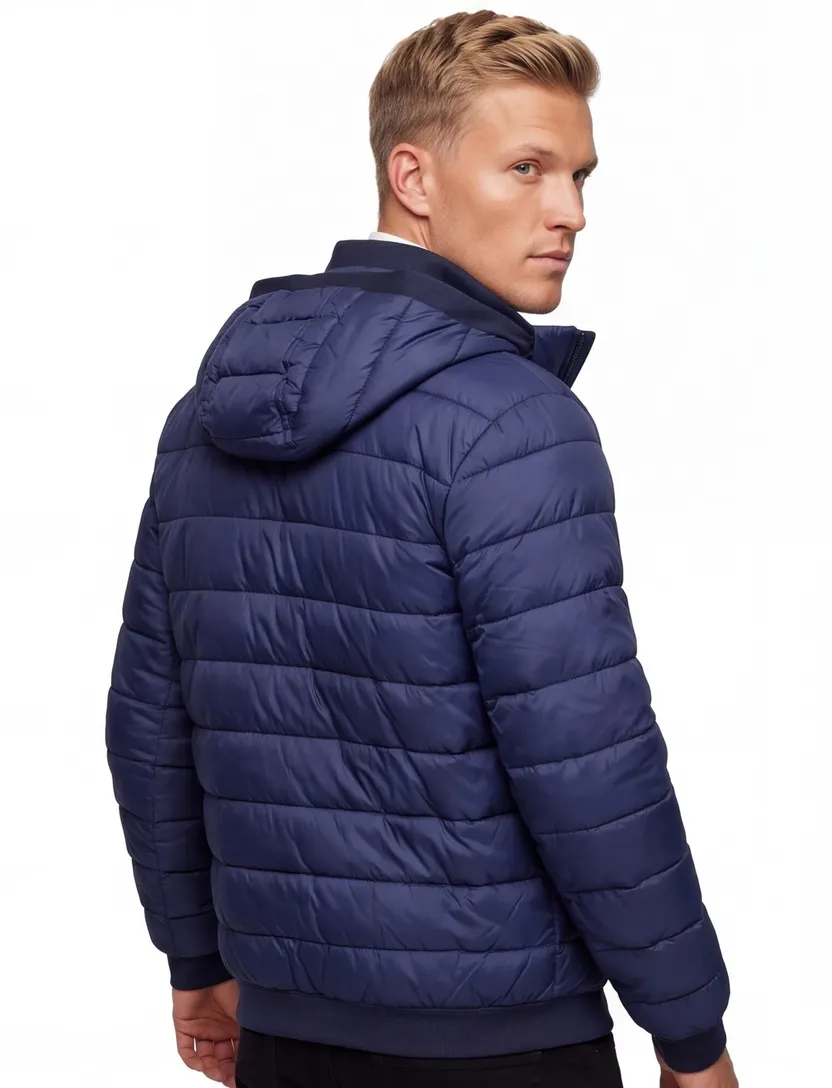 Boss orange odenis tussenjas donkerblauw