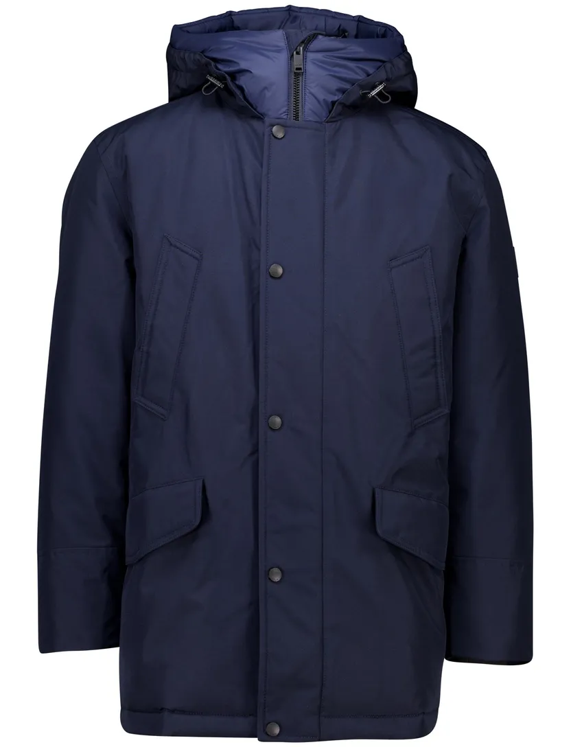 Boss Orange Osiass winterjas donkerblauw