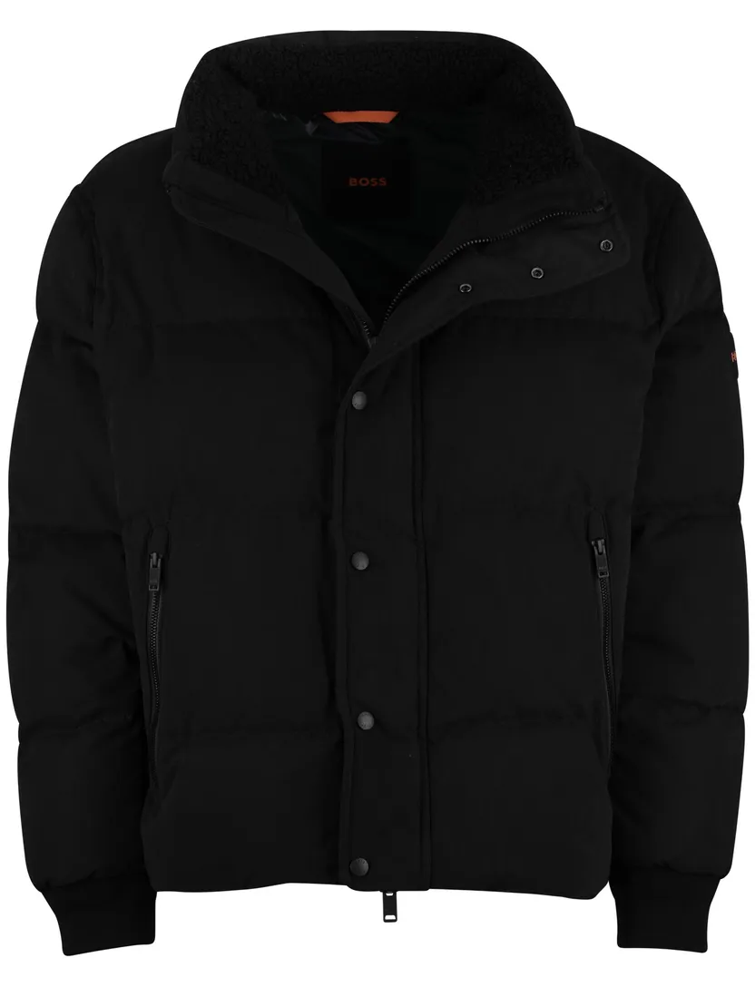 Donkerblauwe Ocamp jas BOSS Orange