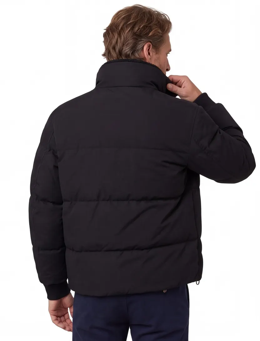 Donkerblauwe Ocamp jas BOSS Orange