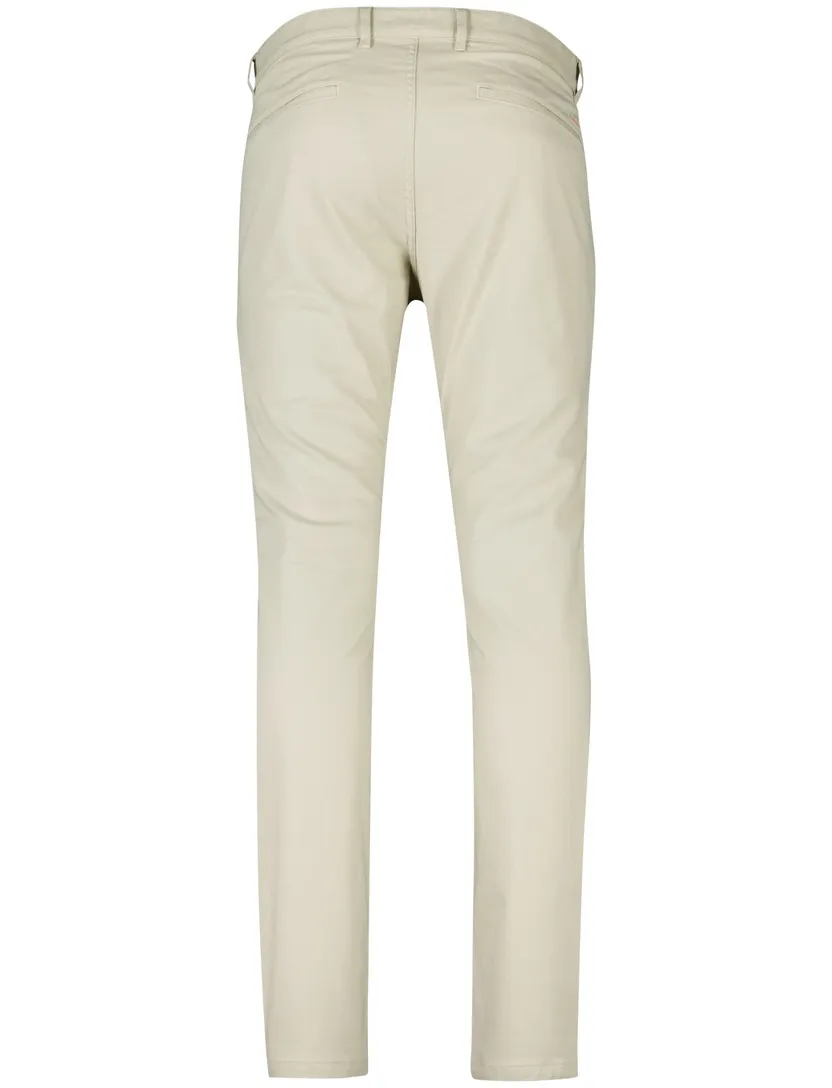Boss Orange chino slim fit pantalon effen creme chino