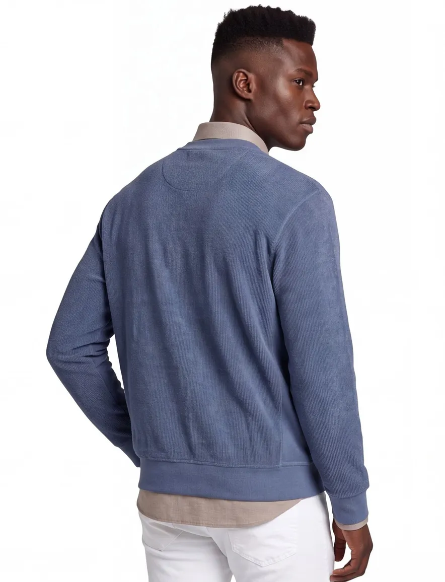 Boss Orange Sweater blauw effen