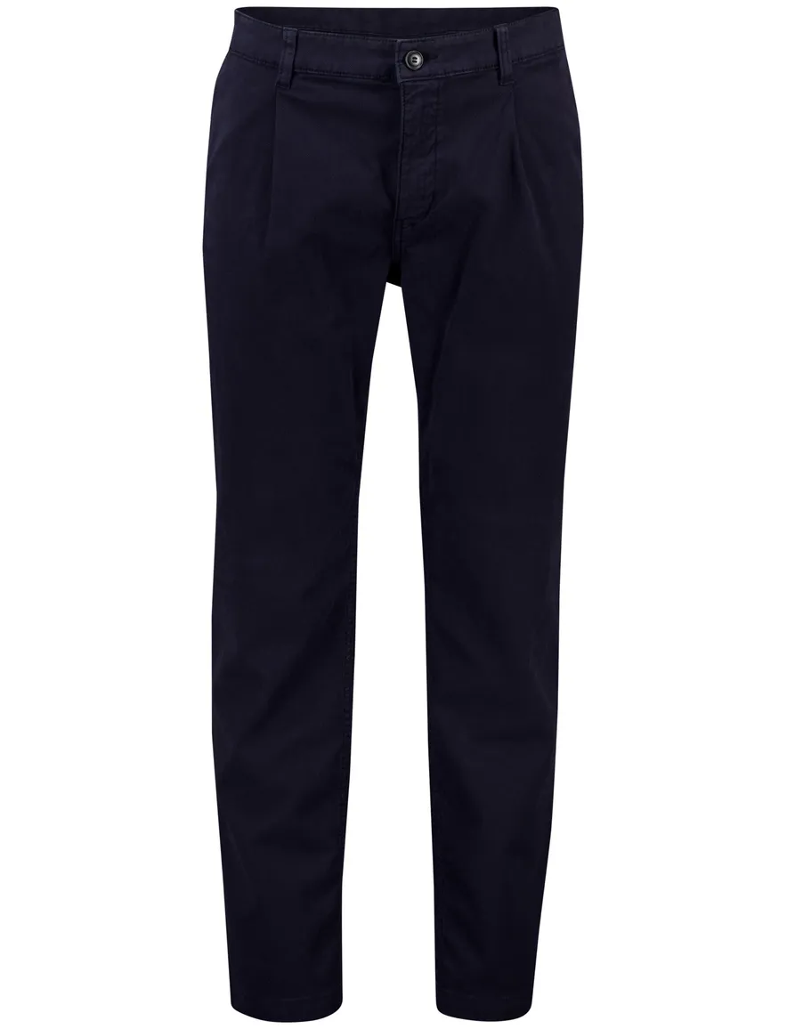 Boss orange chino relaxed fit donkerblauw