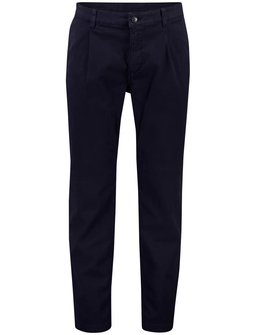 Boss orange chino relaxed fit donkerblauw