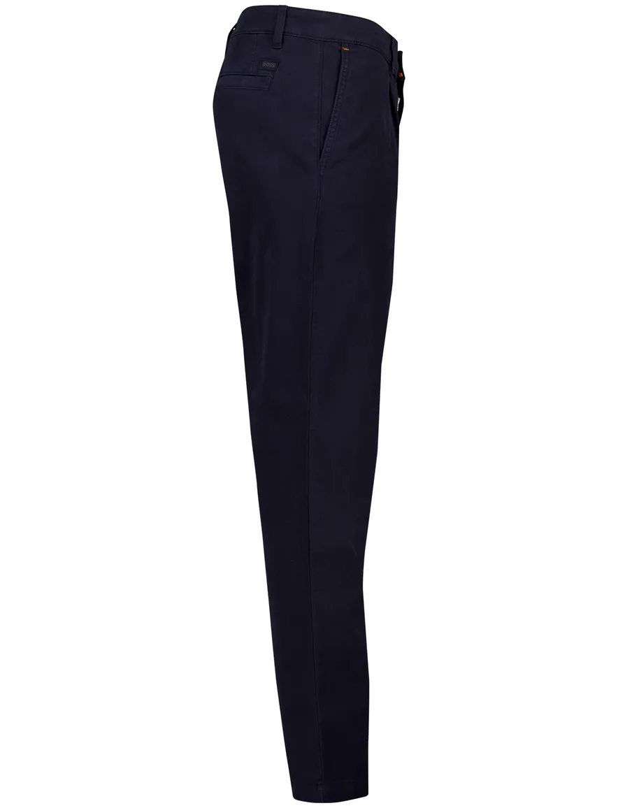 Boss orange chino relaxed fit donkerblauw