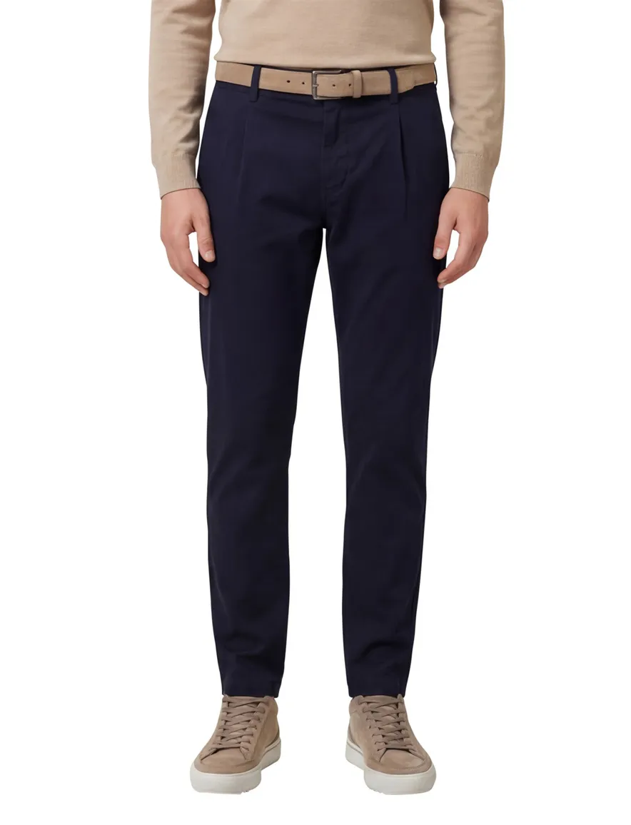 Boss orange chino relaxed fit donkerblauw