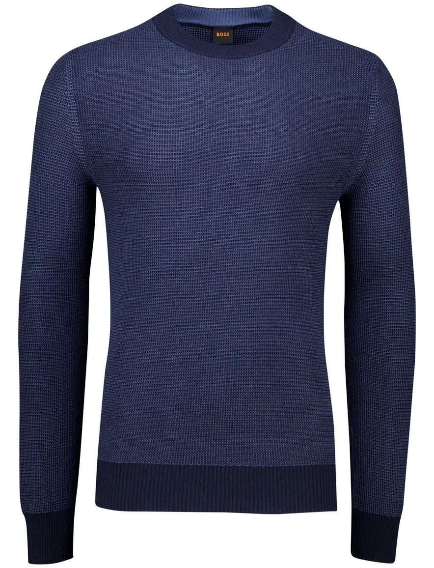 Boss orange trui donkerblauw