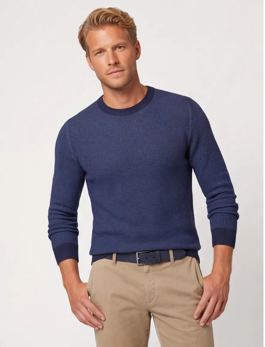 Boss orange trui donkerblauw