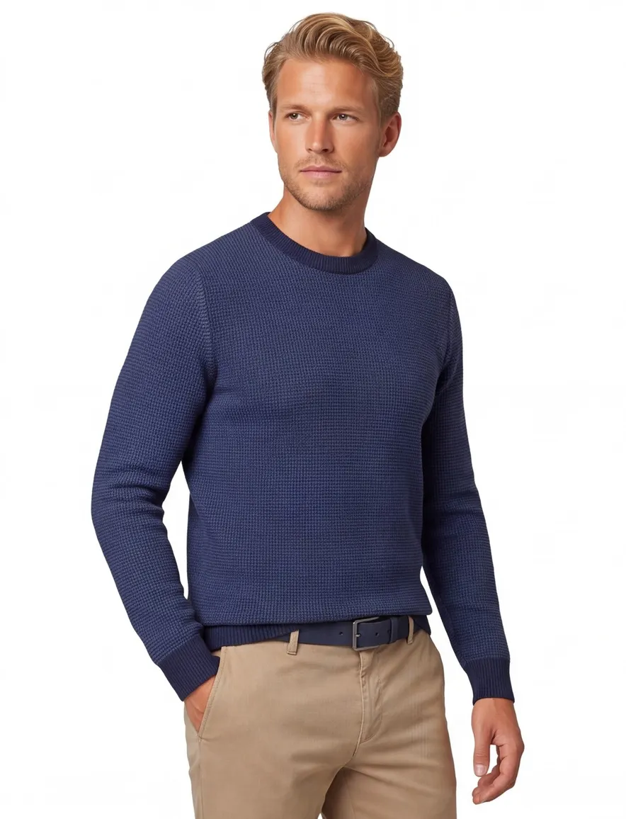 Boss orange trui donkerblauw