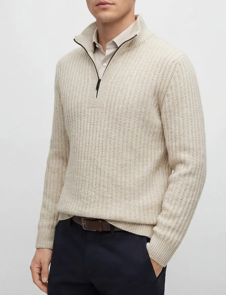trui beige BOSS