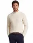 Boss Orange Trui Creme gebreid wol effen