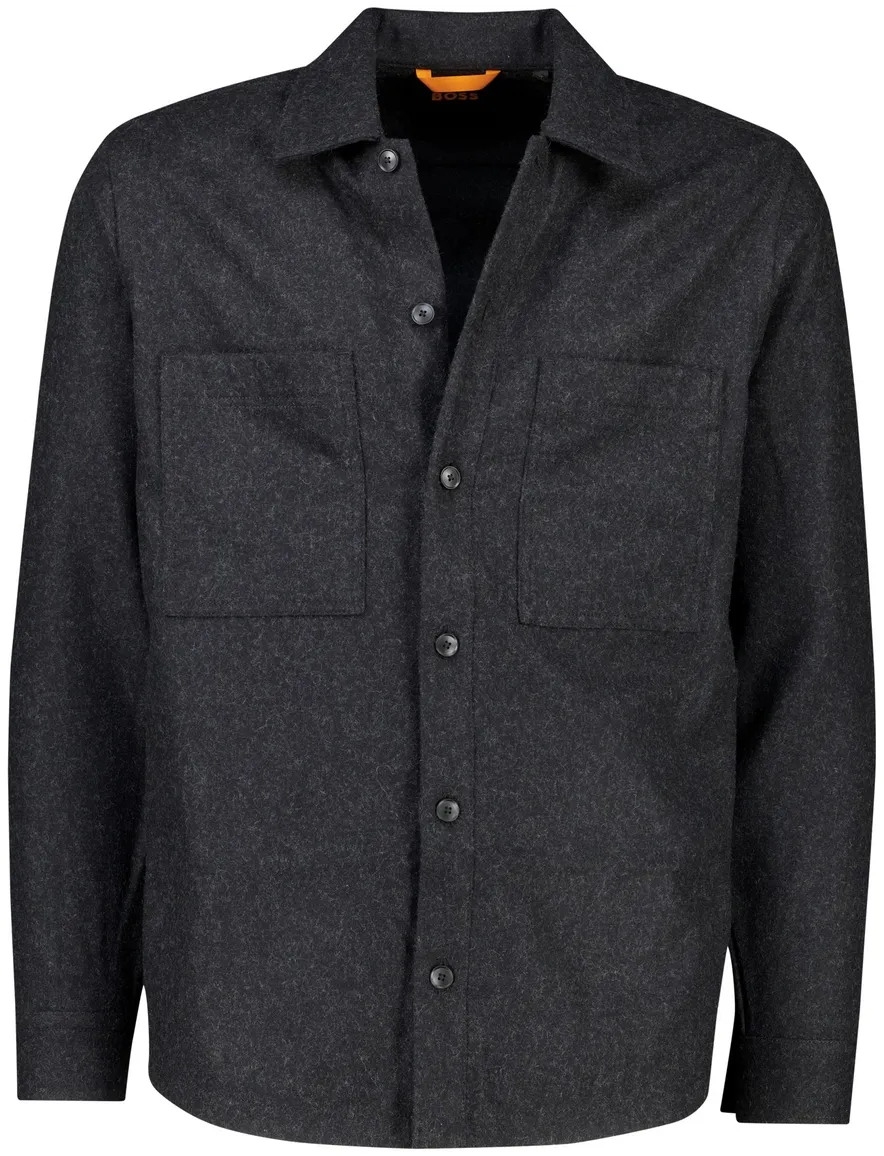 BOSS Orange Locky 2 overshirt zwart