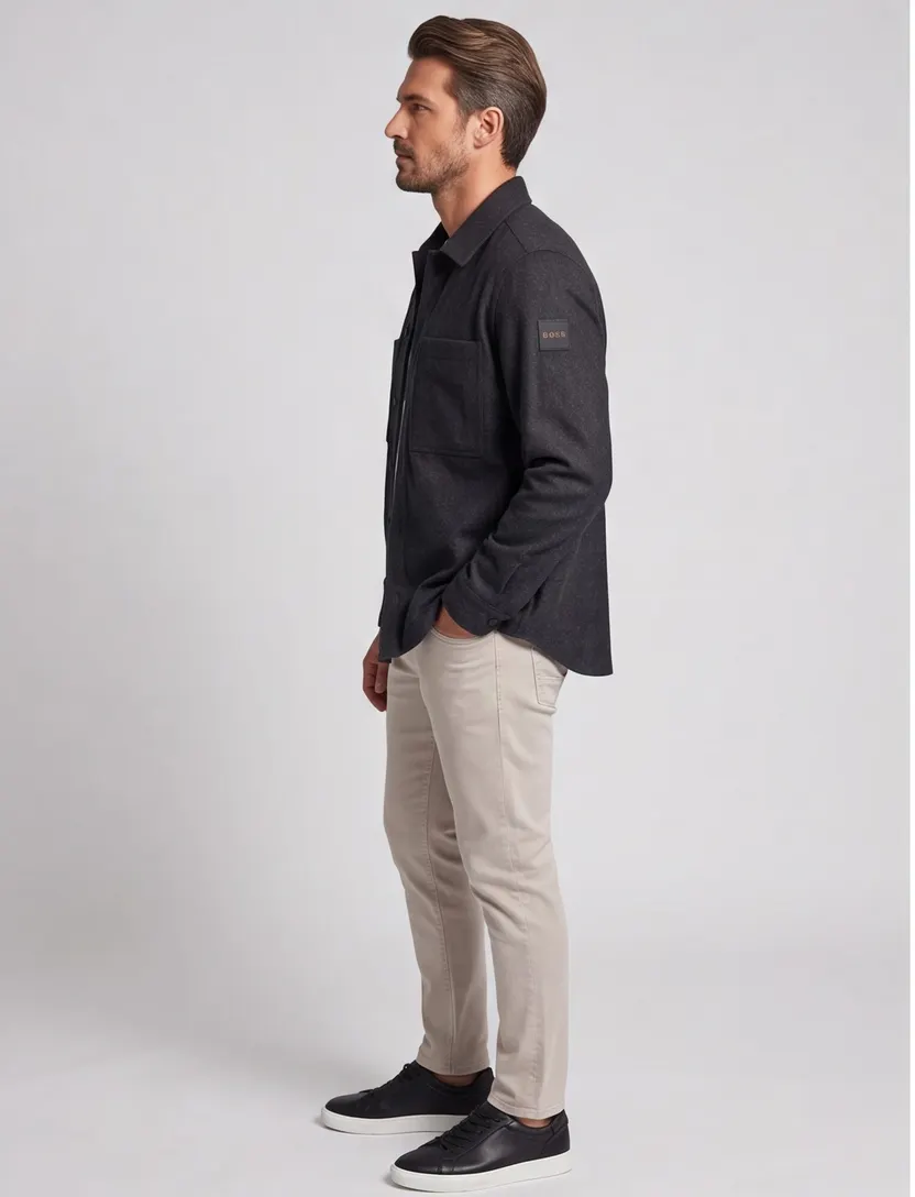 overshirt BOSS Orange Locky 2 zwart