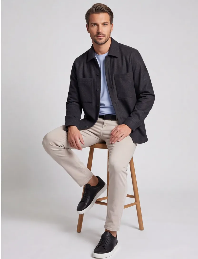 overshirt BOSS Orange Locky 2 zwart
