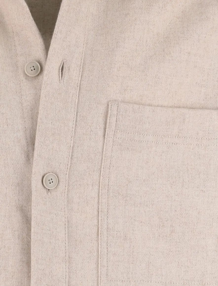Boss Orange Overshirt Beige wol