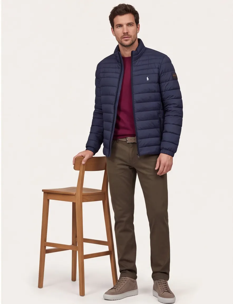 tussenjas donkerblauw Boss orange