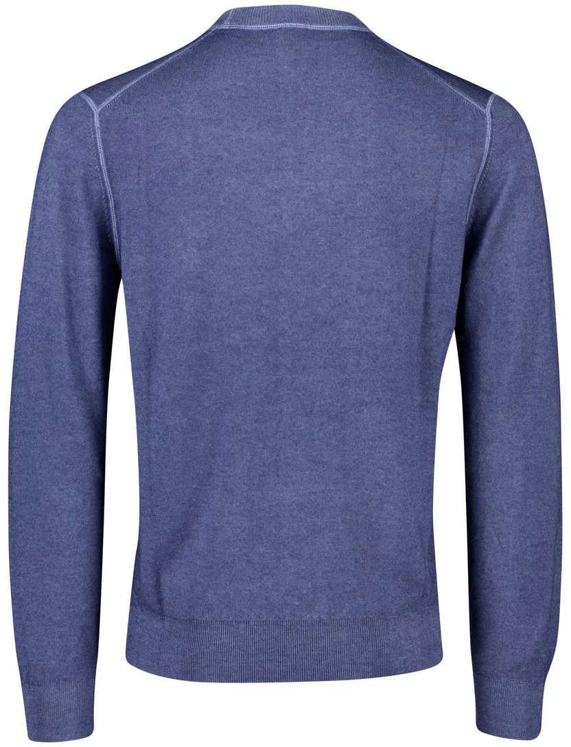 Boss Orange Anion trui blauw scheerwol