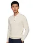 Boss Black polo lange mouw Bono-L creme