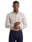 Boss Black overhemd beige katoen effen