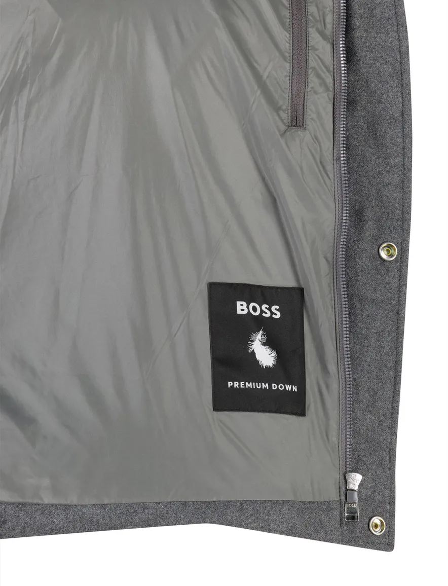 Boss Black winterjas grijs