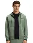 Boss Green vest groen effen katoen regular fit