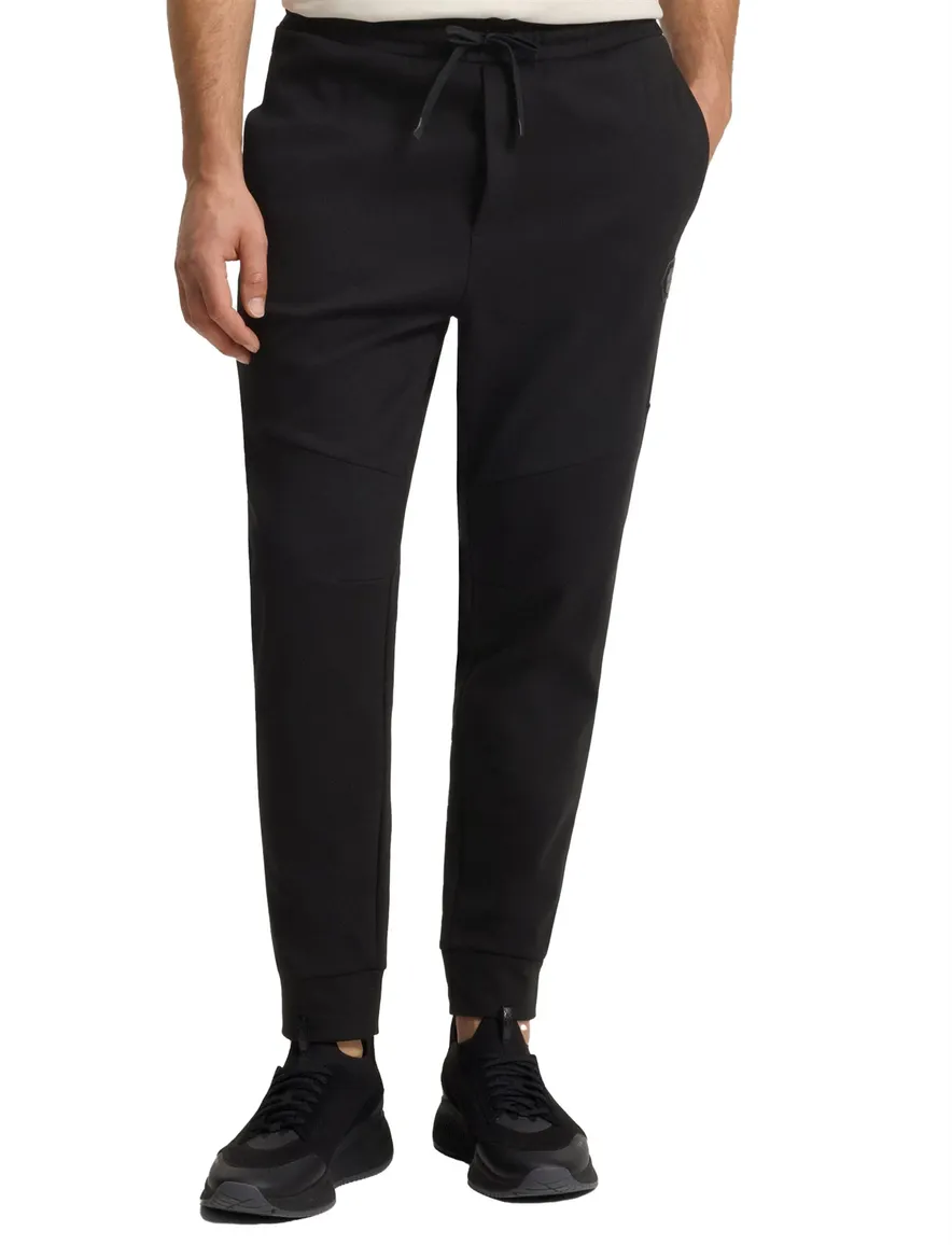 Boss Green zwart effen joggingbroek normale fit