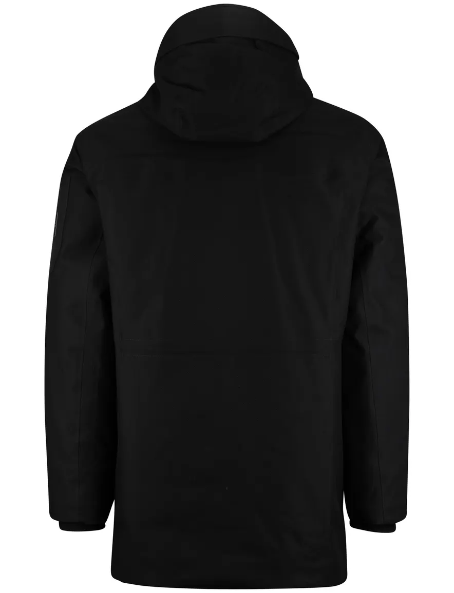 BOSS Orange winterjas OW Hexatech Parka Black effen