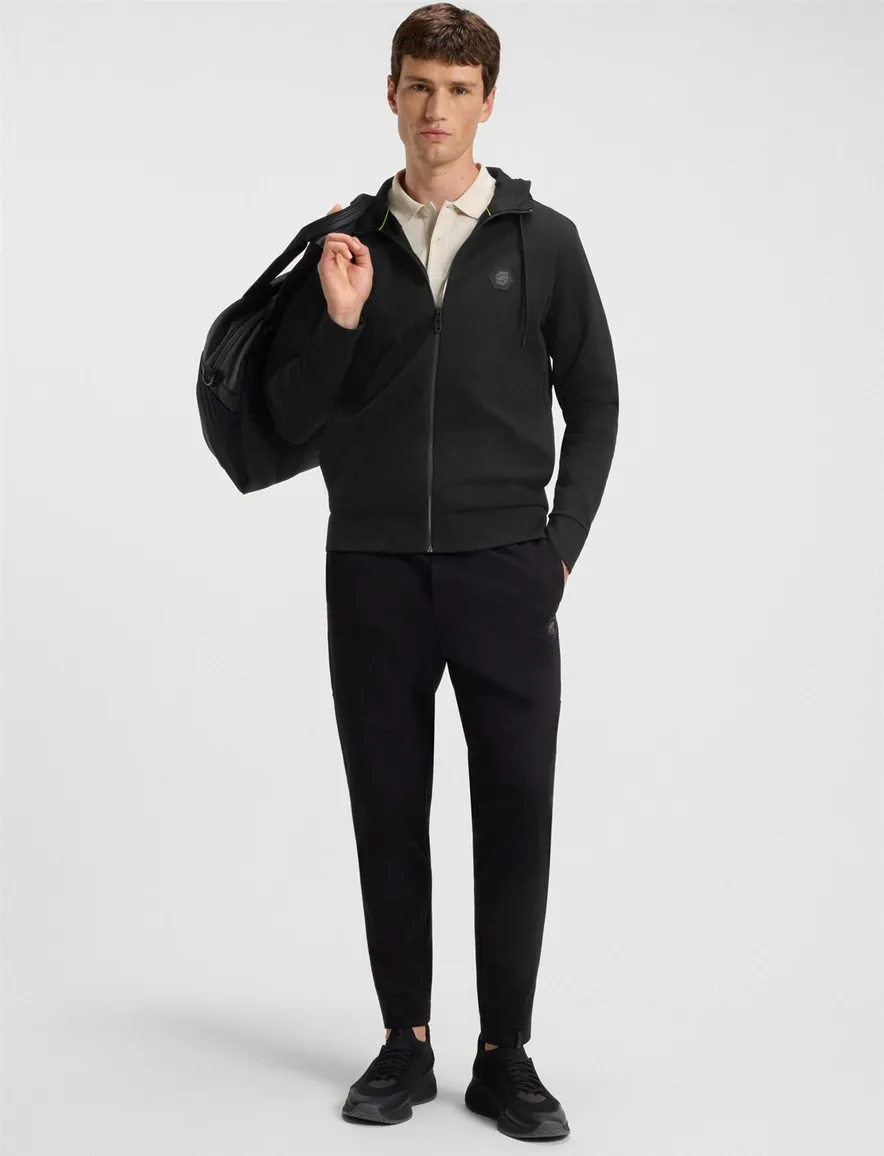 Boss Green vest zwart effen