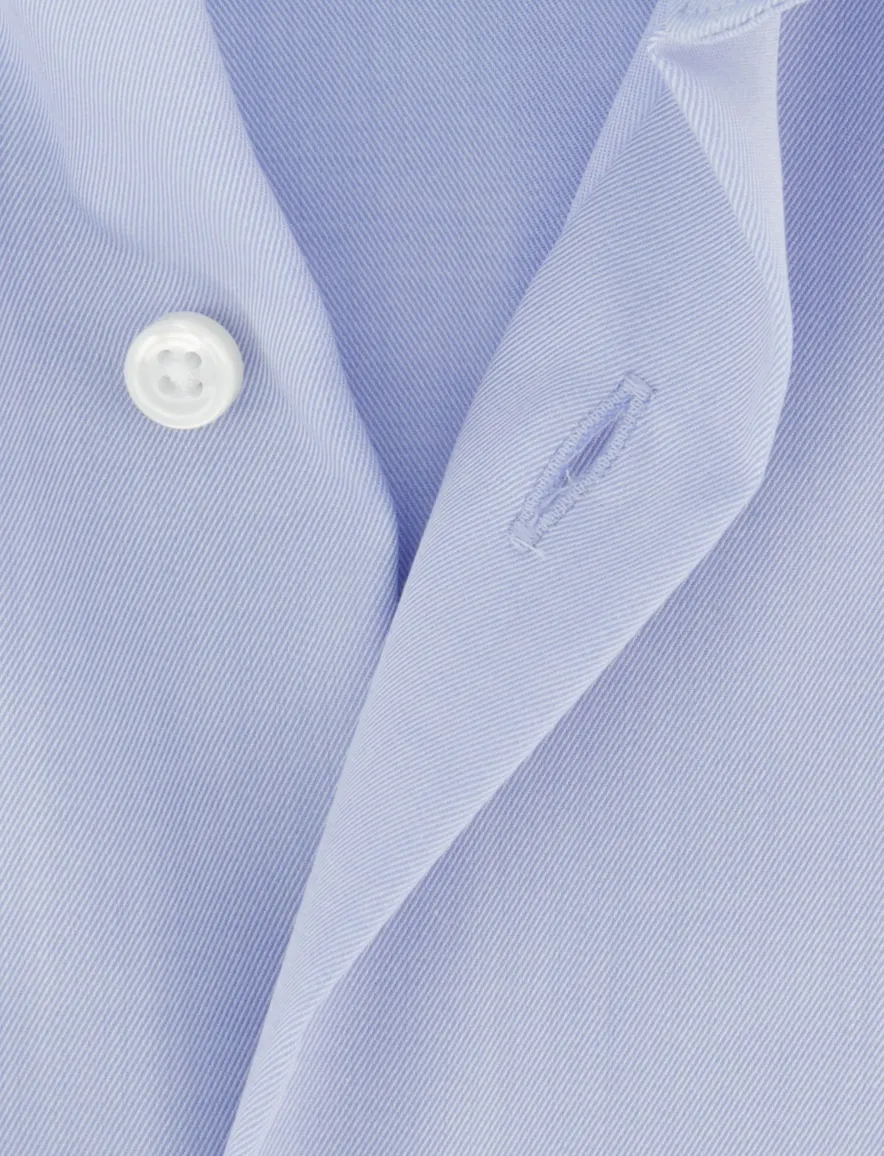 Boss Black slim fit overhemd lichtblauw katoen