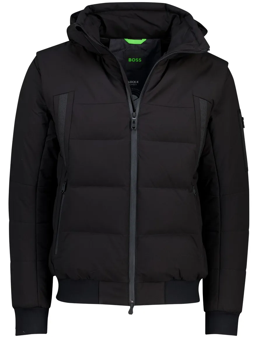 winterjas zwart Boss Green