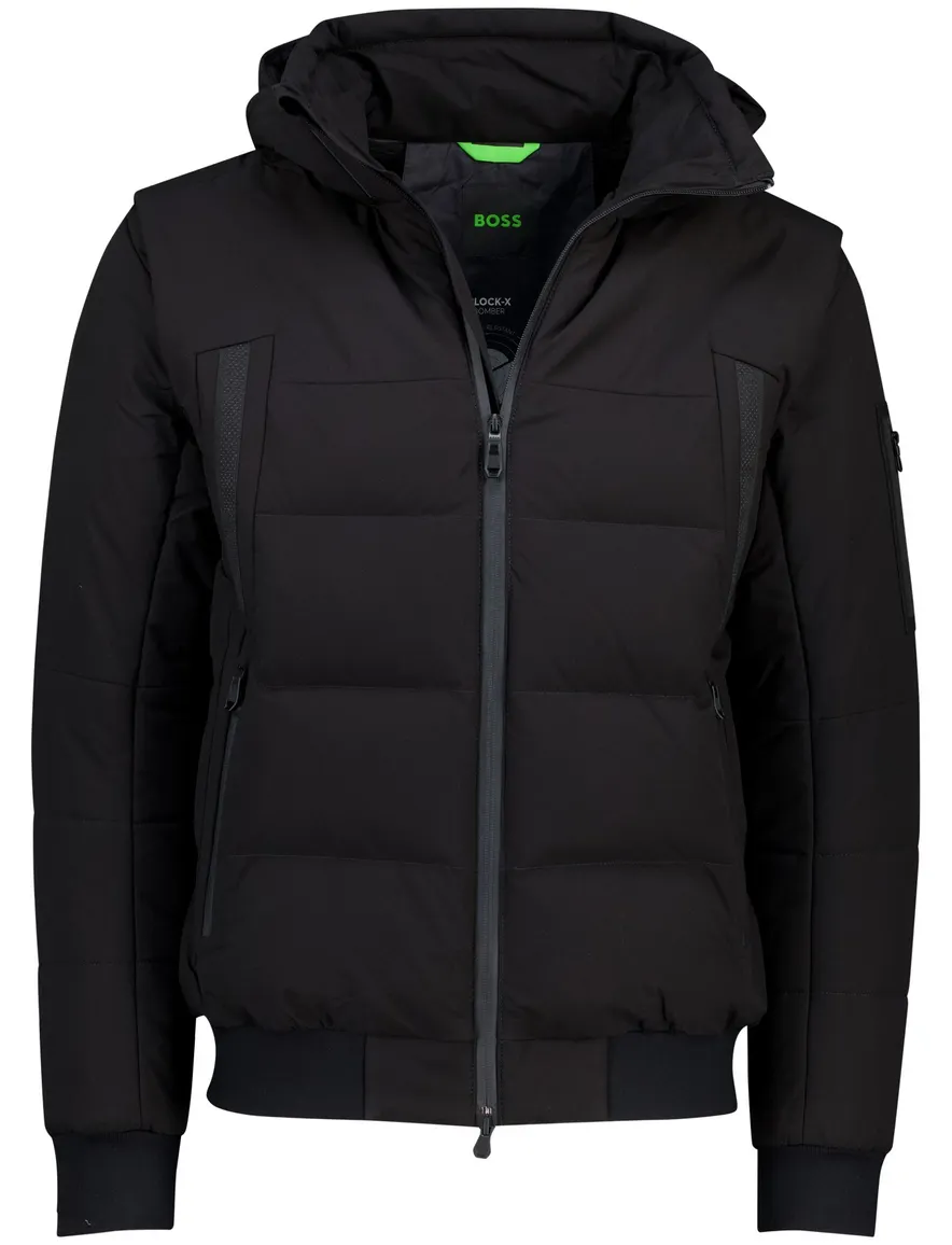 winterjas zwart Boss Green
