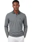 Boss Green Plisly poloshirt lange mouw normale fit groen