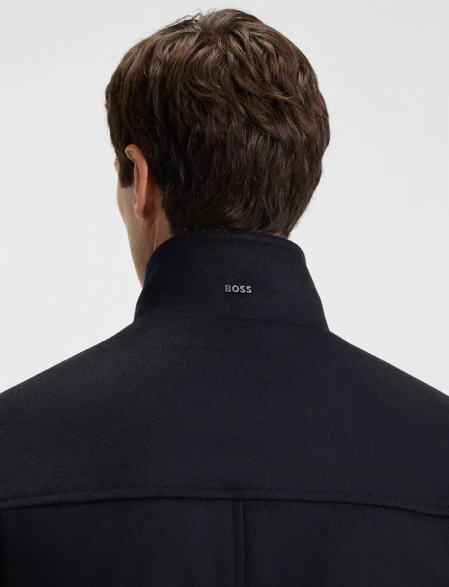 BOSS Black H-Coxtan-234 winterjas donkerblauw