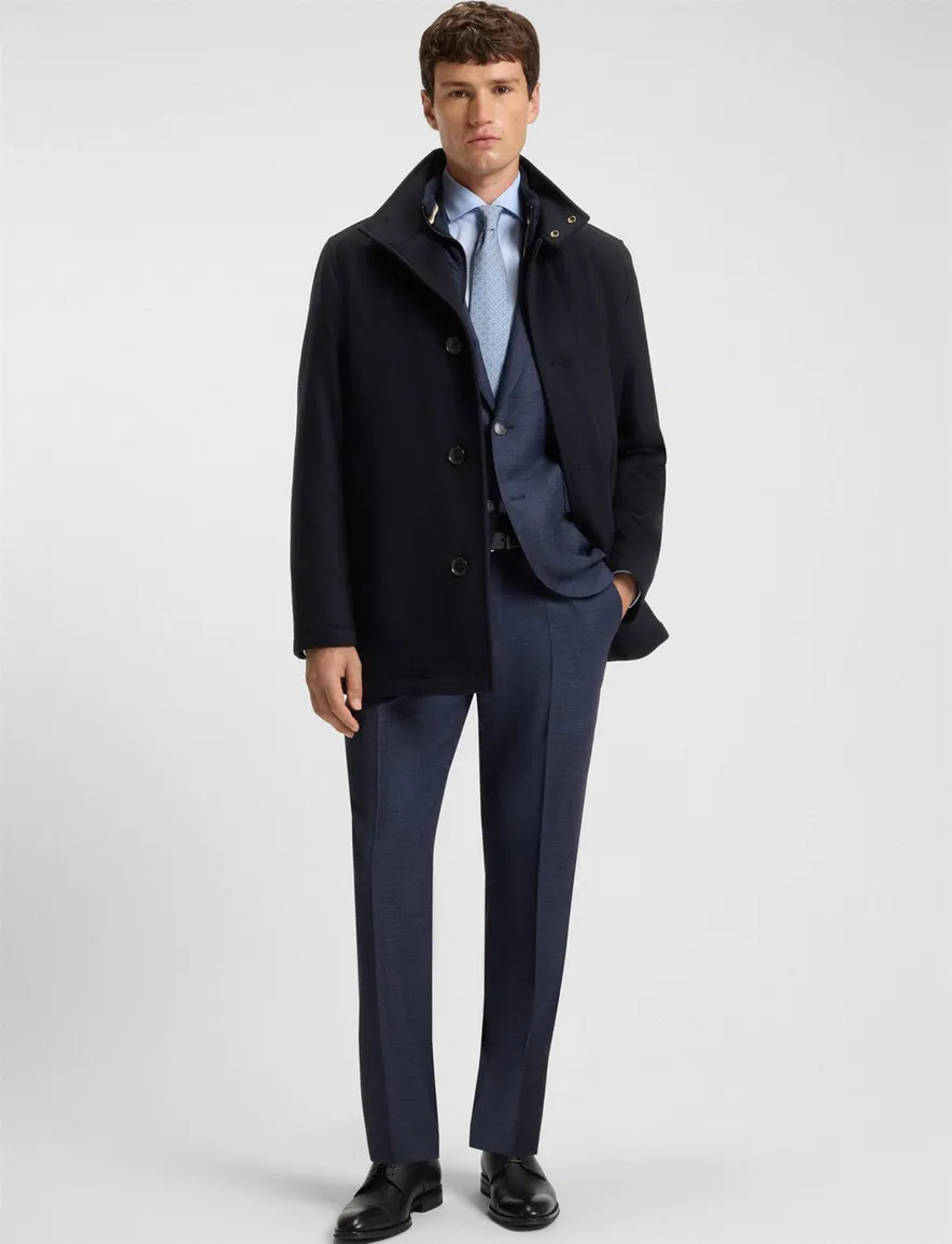 BOSS Black H-Coxtan-234 winterjas donkerblauw
