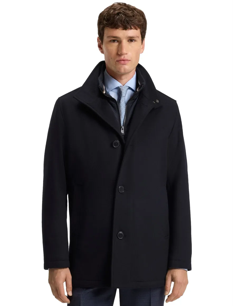 BOSS Black H-Coxtan-234 winterjas donkerblauw
