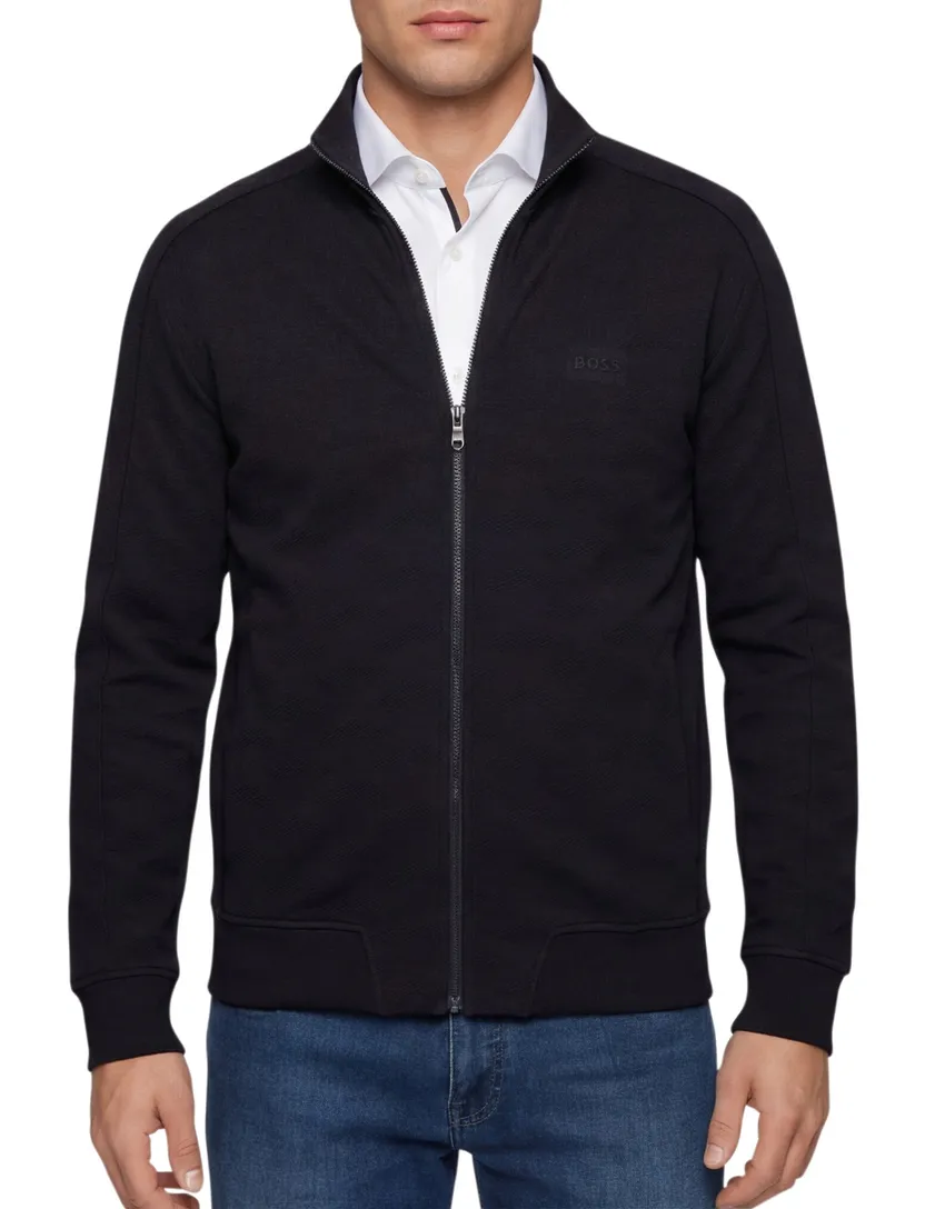 BOSS Green vest B&T SW Mirror FZ donkerblauw