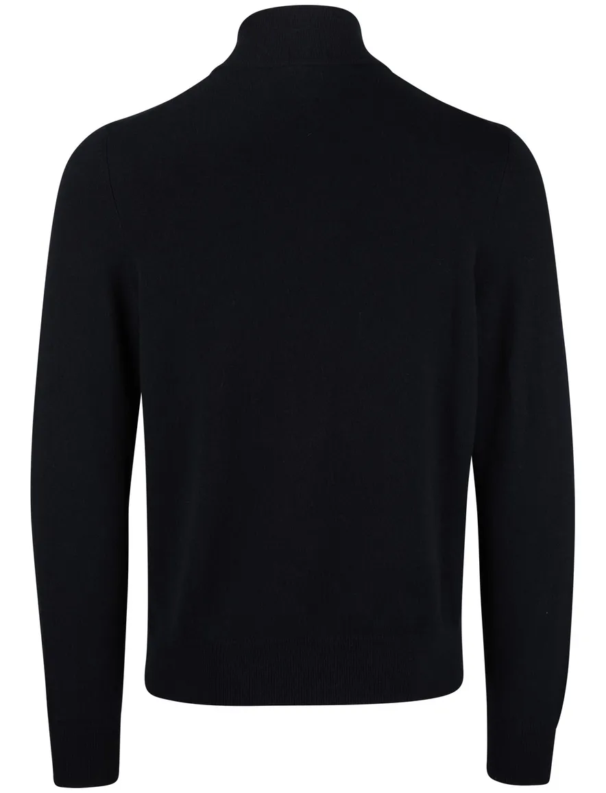 Boss black H-Hemarlo kasjmier trui half zip