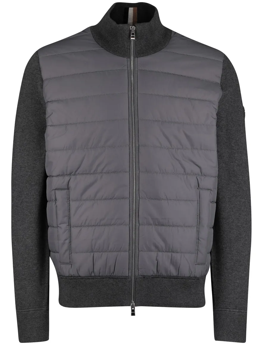 BOSS Black outdoorvest H-Hernesto grijs