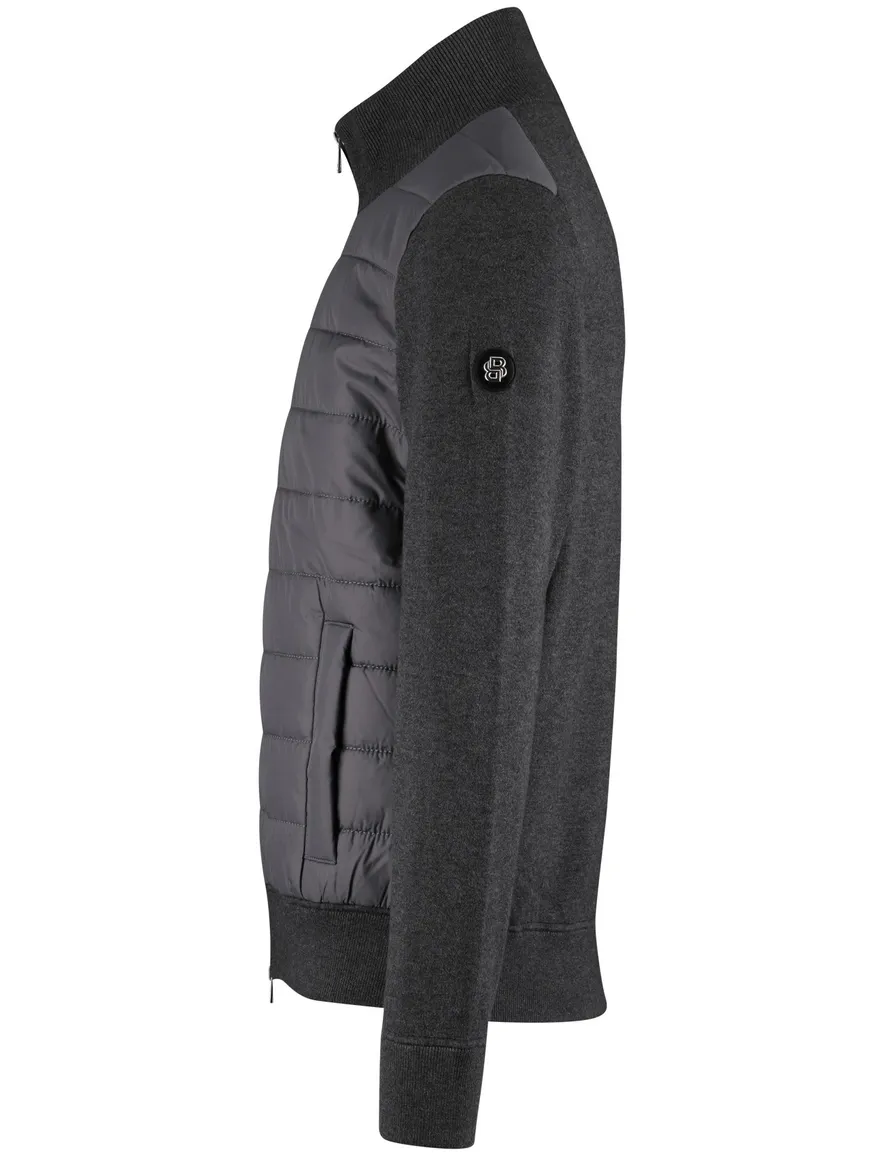 BOSS Black outdoorvest H-Hernesto grijs