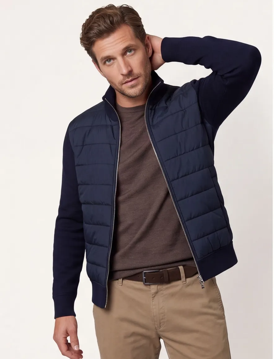 vest donkerblauw Boss Black