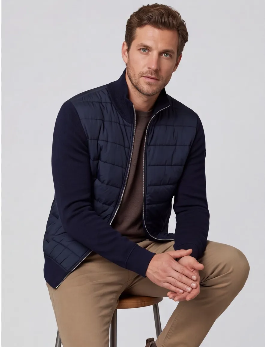 vest donkerblauw Boss Black